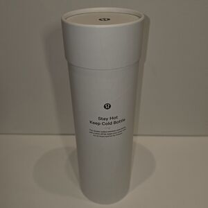 Lululemon White Insulated Bottle
